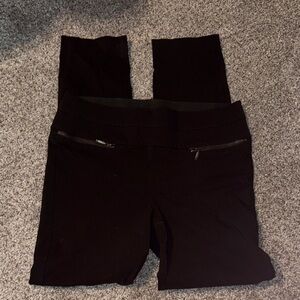 Candie’s Black High-Waist Dress Pants with Zip Pockets